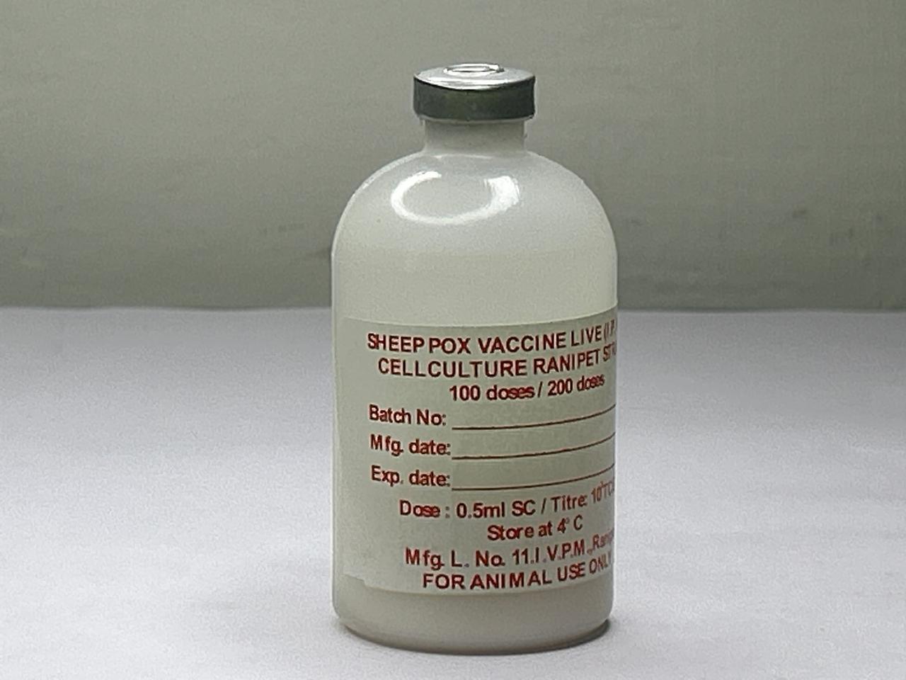 Sheep Pox vaccine packaging